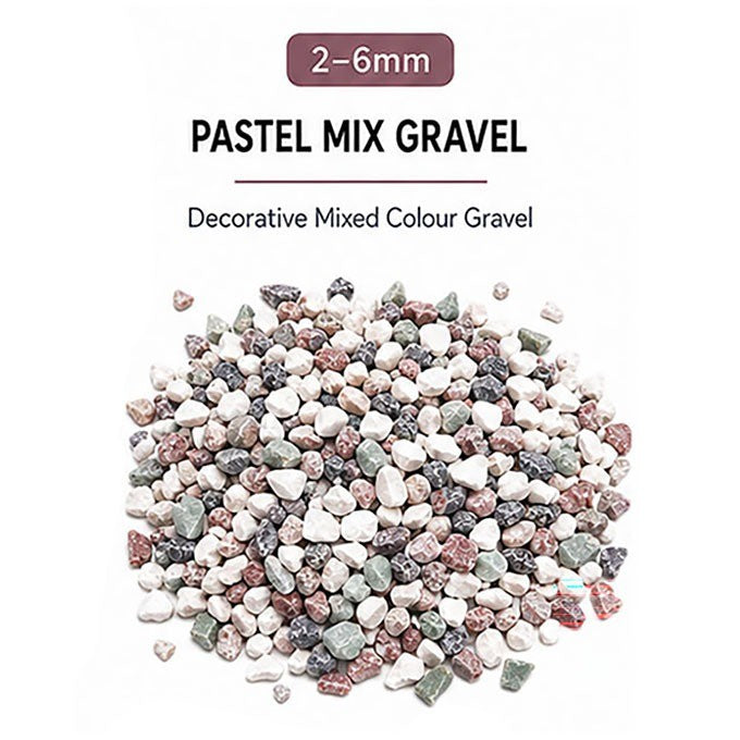 Aquarium Gravel 1kg | Natural River | Black Gold Sand | Pastel Mix | Fish Tank Decoration