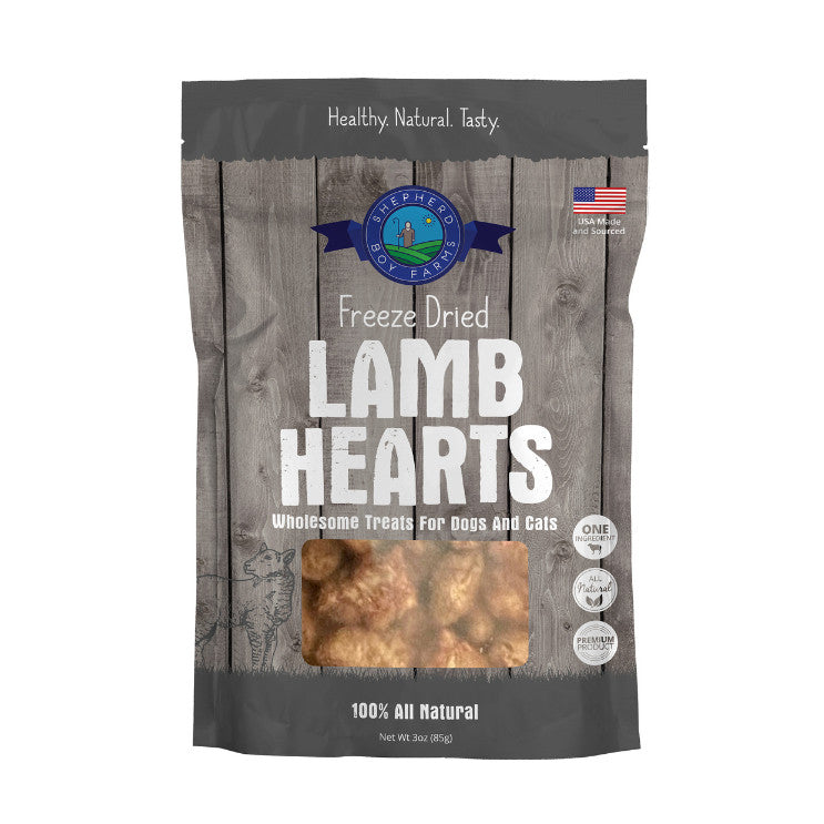 Shepherd Boy Farms Freeze-Dried Treats for Dogs & Cats 3oz  | Beef Chicken Duck Lamb Minnows Pork Bison