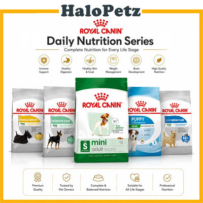 Royal Canin Mini Dog Food | Puppy Adult Digestive Care Dermacomfor