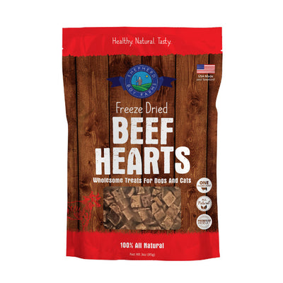 Shepherd Boy Farms Freeze-Dried Treats for Dogs & Cats 3oz  | Beef Chicken Duck Lamb Minnows Pork Bison