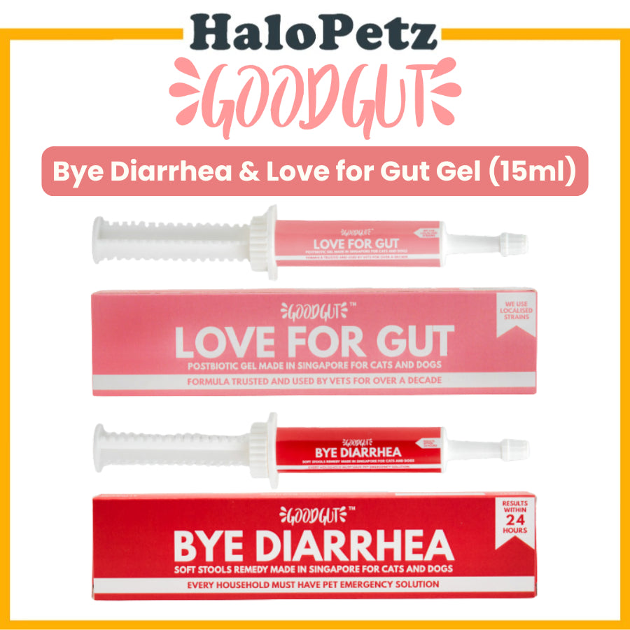 Good Gut Probiotics Gel and Bye Diarrhea Gel for Pets -15ml