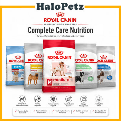 Royal Canin Medium Dog Food | Puppy Adult Dermacomfort Digestive Care Light Weight