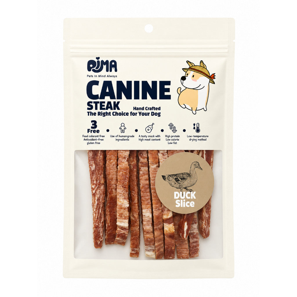 Rima Canine Steak Slice Dog Treats | Salmon | Duck | Beef