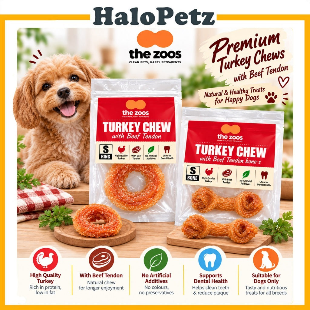 The Zoos Turkey Tendon Dog Treat (Small Chew)