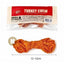 The Zoos Turkey Chew with Beef Tendon Bone (Medium) for Dogs | Natural Long-Lasting Dental Chew | High Protein Dog Treat