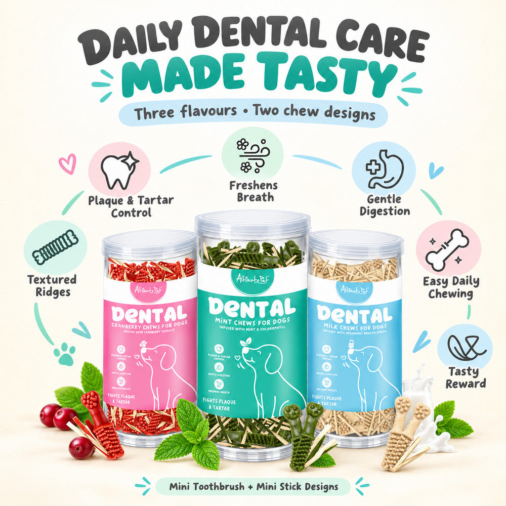 Altimate Pet Dental Chew Value Tub for Dogs