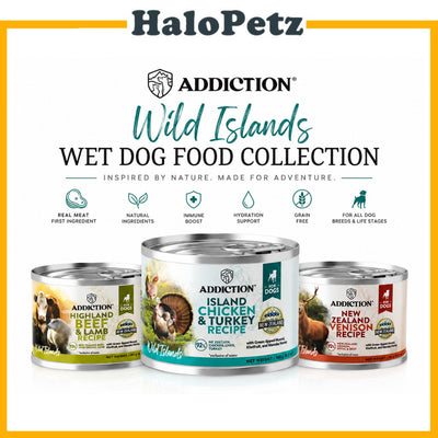 Addiction Wild Islands Wet Dog Food 185g | Beef & Lamb, Chicken & Turkey, Venison | Premium Grain-Free Dog Food
