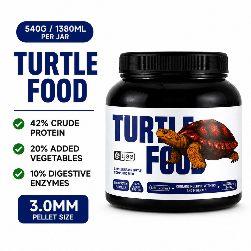 YEE Turtle Food High Calcium Terrapin Food for Tortoise and Turtles