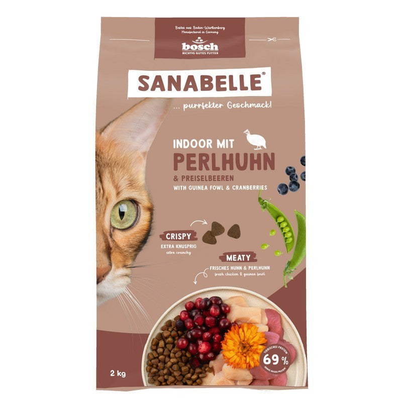 Sanabelle Cat Dry Food 2kg Kitten Adult Sensitive Lamb Poultry Urinary Hair & Skin Grande