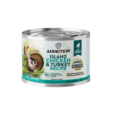 Addiction Wild Islands Wet Dog Food 185g | Beef & Lamb, Chicken & Turkey, Venison | Premium Grain-Free Dog Food