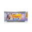 Purina Friskies Wet Canned Food for Adult Cats 156g - Pate Salmon | Prime Filets Chicken | Shreds Turkey & Cheese