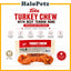 The Zoos Turkey Chew with Beef Tendon Bone (Medium) for Dogs | Natural Long-Lasting Dental Chew | High Protein Dog Treat