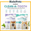 Loveabowl Clean-A-Tooth Pet Dental Finger Wipes 50pcs | Dog Rosemary & Cat Unscented | Plaque & Tartar Oral Care