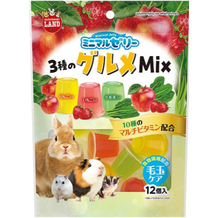 Marukan Jelly for Small Animals | Gourmet, Hydration, Tummy-Nice & Super Food | Rabbit Hamster Guinea Pig Treat