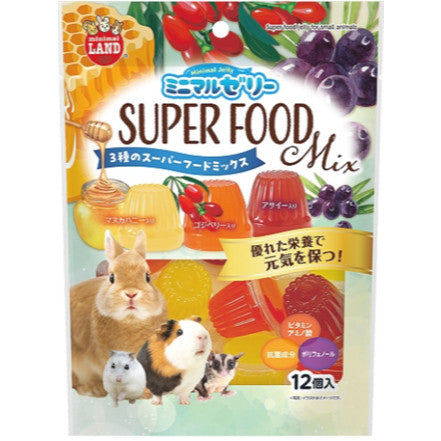 Marukan Jelly for Small Animals | Gourmet, Hydration, Tummy-Nice & Super Food | Rabbit Hamster Guinea Pig Treat