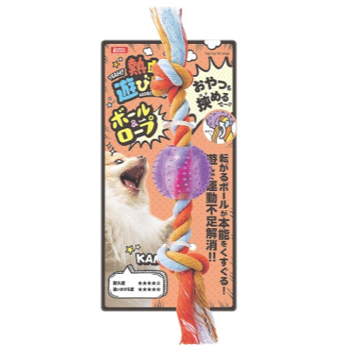 Marukan Dental Toy with Brush for Dogs | SS & L | Treat Dispensing Chew Toy | Plaque Cleaning Dental Toy