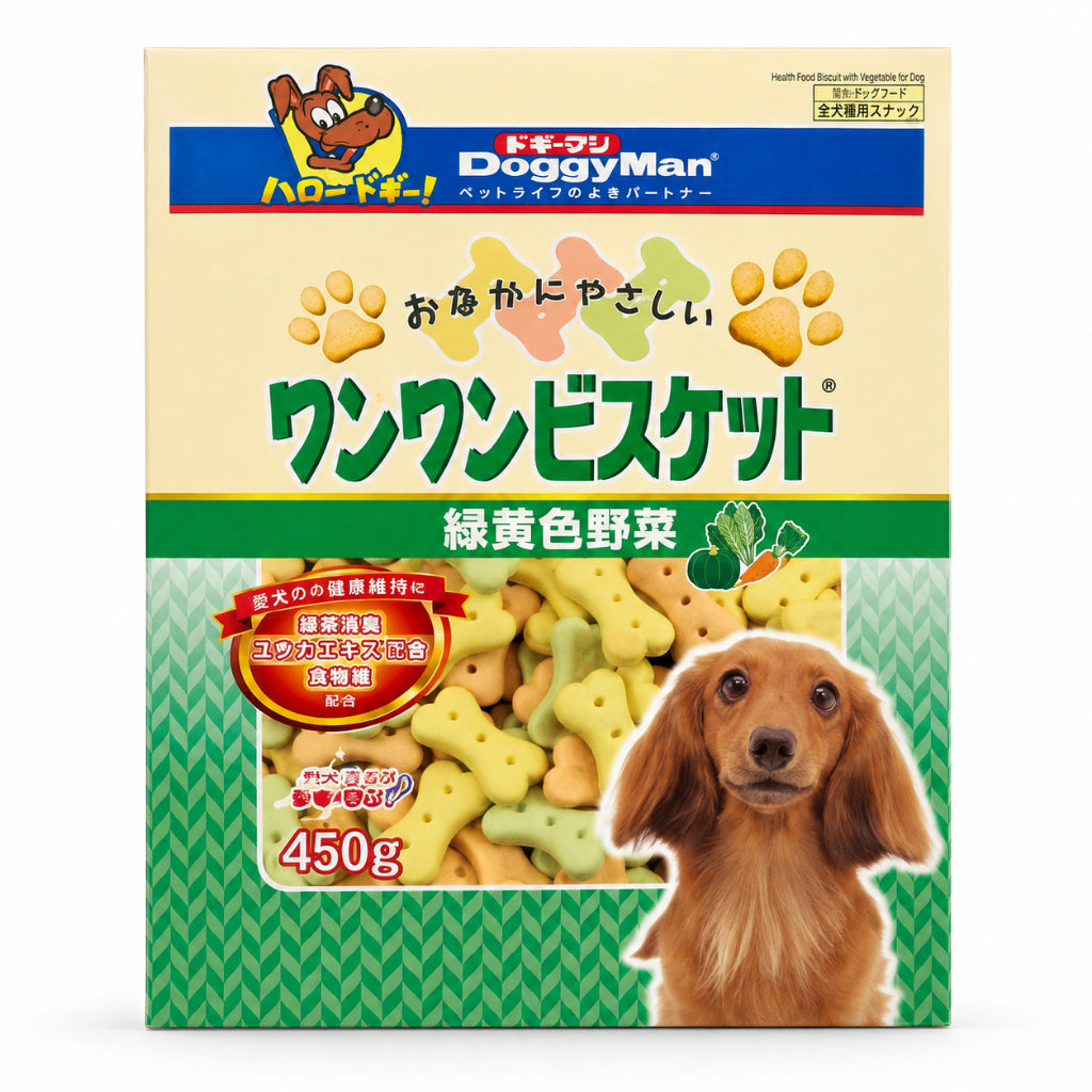 [Large Pack] Doggyman Dog Biscuit 450g | Large Breed | Big | Mini Low Fat Liver Vegetable