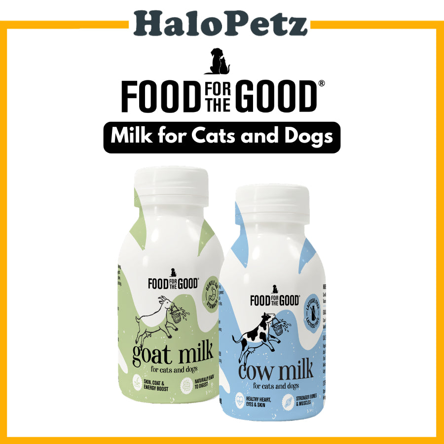 Food For The Good Cow and Goat Milk For Cats & Dogs 200ml