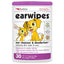 PETKIN Plaque Tooth Wipes, Ear Wipes & Eye Wipes for Dogs & Cats | Daily Grooming Wipes