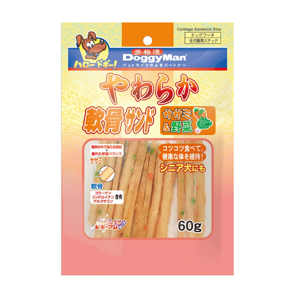 DoggyMan Dog Treats | Cheese Chew | Silky Chicken | Salami | Lactobacillus