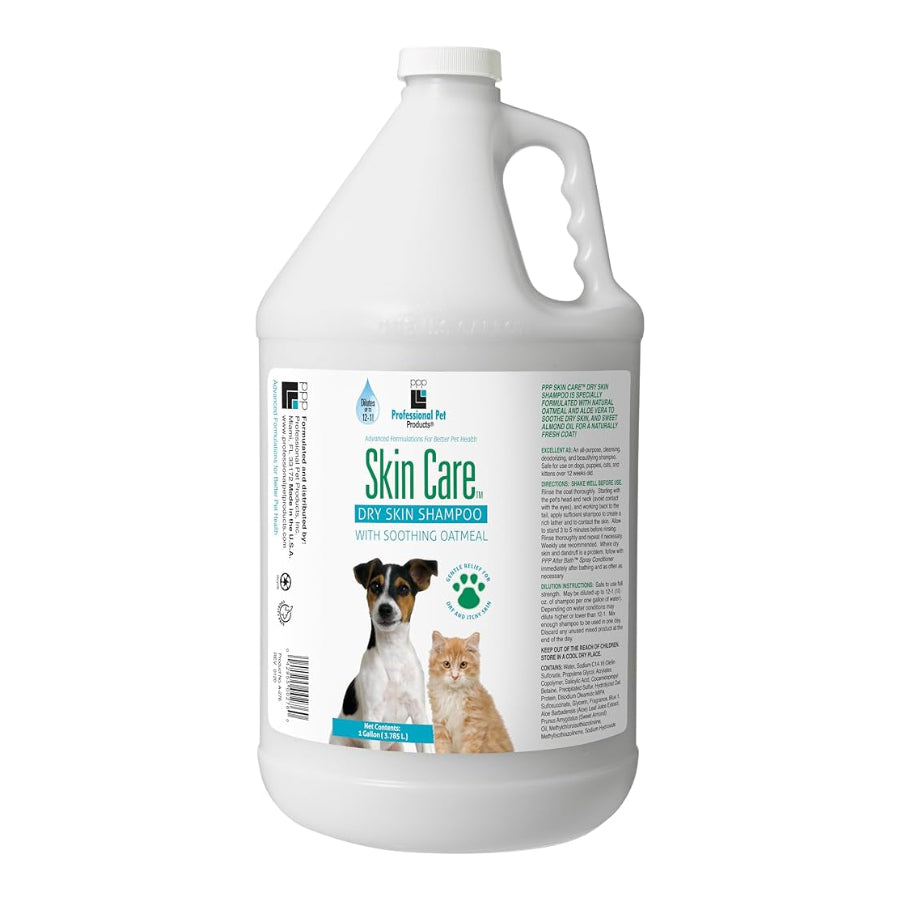 PPP Skin & Coat Shampoo 1 Gallon - Tar-ific Shampoo | Skin Care | Tearless | Hypo Allergenic | Odor Cleanse