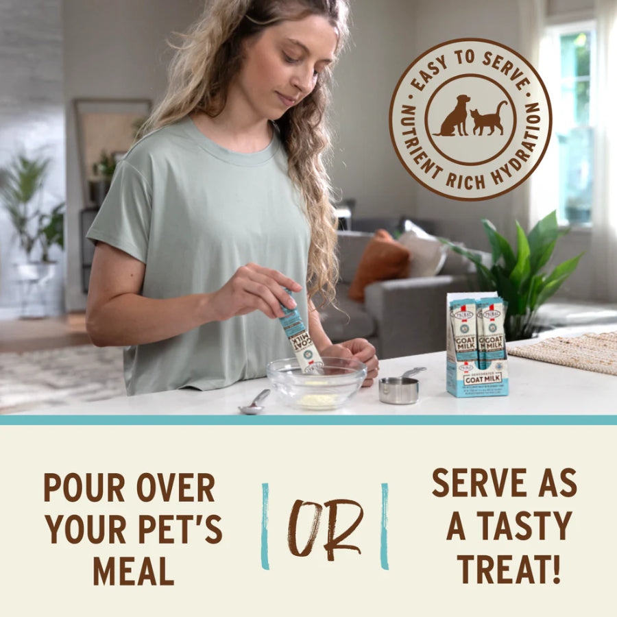 Primal Dehydrated Goat Milk with Probiotics for Dogs & Cats | Digestive Health Supplement