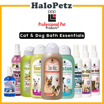 PPP Skin & Coat Shampoo & Bath Essentials-Spray | Cream | Cologne | Tar-ific Itch Relief | Hot Spot | Dog | Cats | Puppy