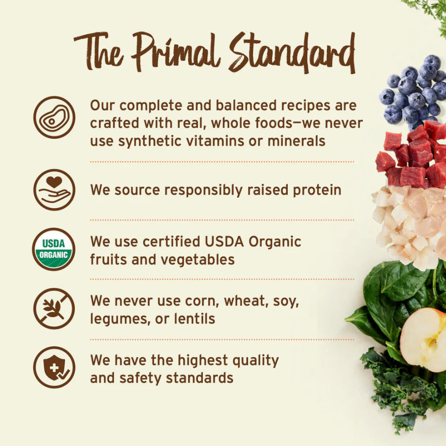 Primal Freeze Dried Raw Dog Food Nuggets 14oz | Beef Chicken Duck Lamb Pork Rabbit Turkey Venison