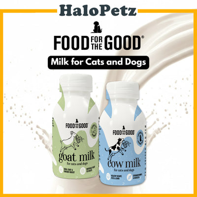 Food For The Good Cow and Goat Milk For Cats & Dogs 200ml