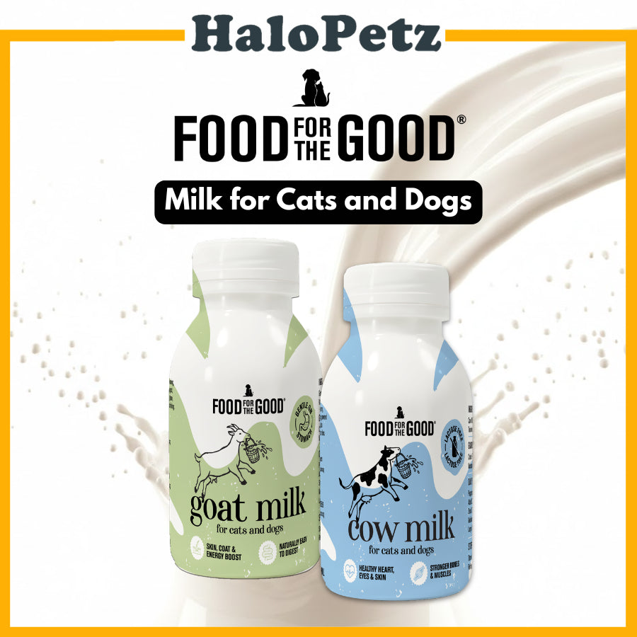 Food For The Good Cow Milk/Goat Milk For Cats & Dogs 200ml | Pet Milk | All Life Stage