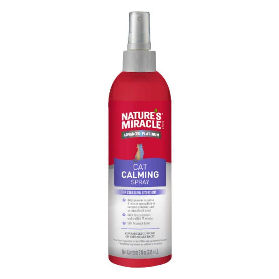Nature's Miracle Adv Platinum Cat Calming and Catnip Spray - 8oz