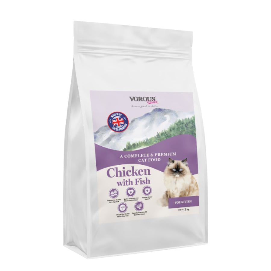 Vorous Super Premium Kitten & Cat Dry Food