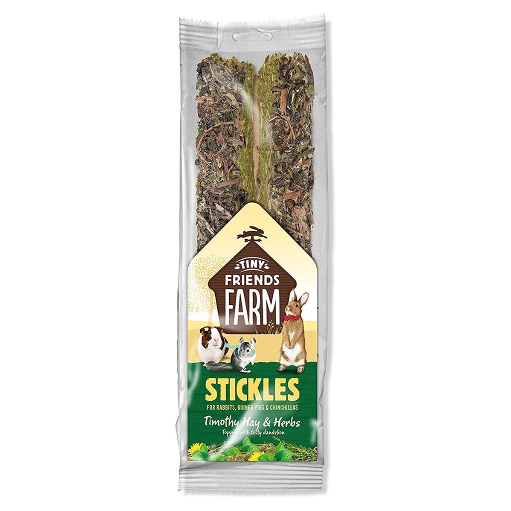 Supreme Stickles Small Animal Treats (100g) for Rabbits, Hamster, Guinea Pig, Chinchilla Assorted Flavour