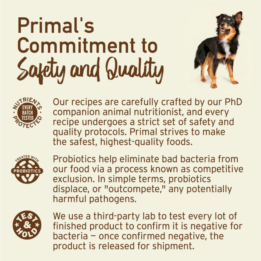 Primal Freeze Dried Raw Dog Food Nuggets 14oz | Beef Chicken Duck Lamb Pork Rabbit Turkey Venison