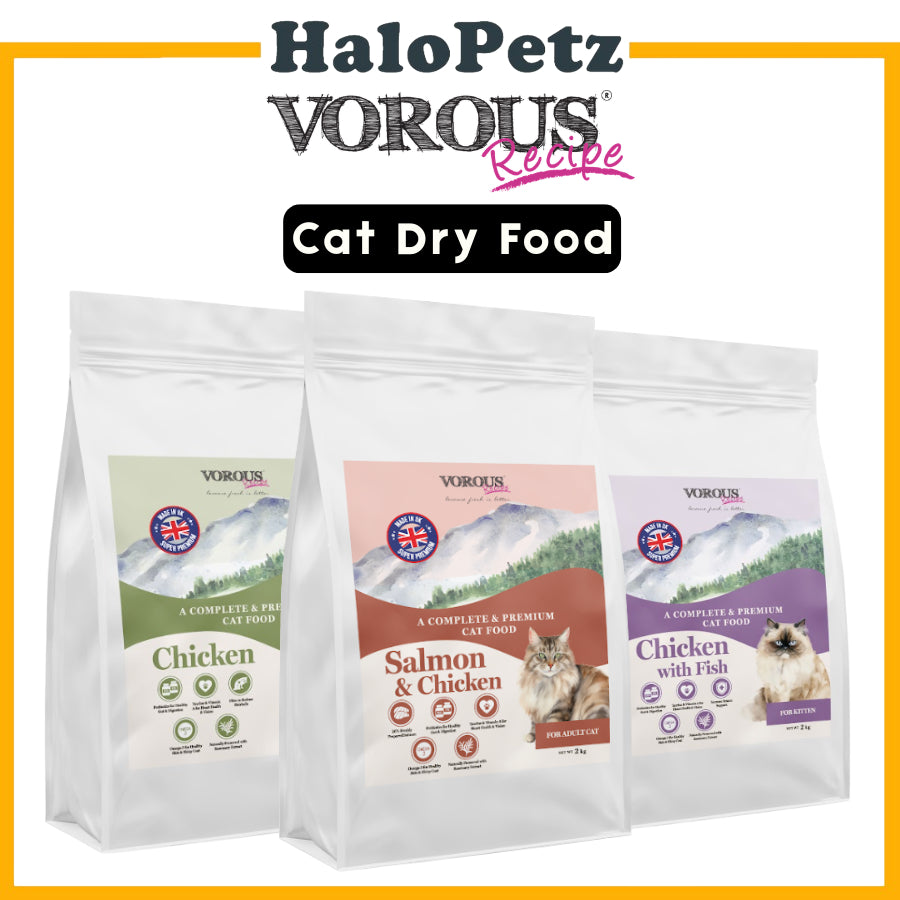 Vorous Super Premium Kitten & Cat Dry Food