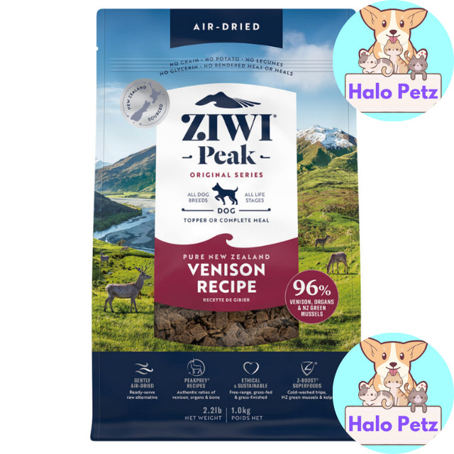 Ziwi Peak Air-Dried Dog Food 454g | New Zealand Grass-Fed & Free-Range Recipes