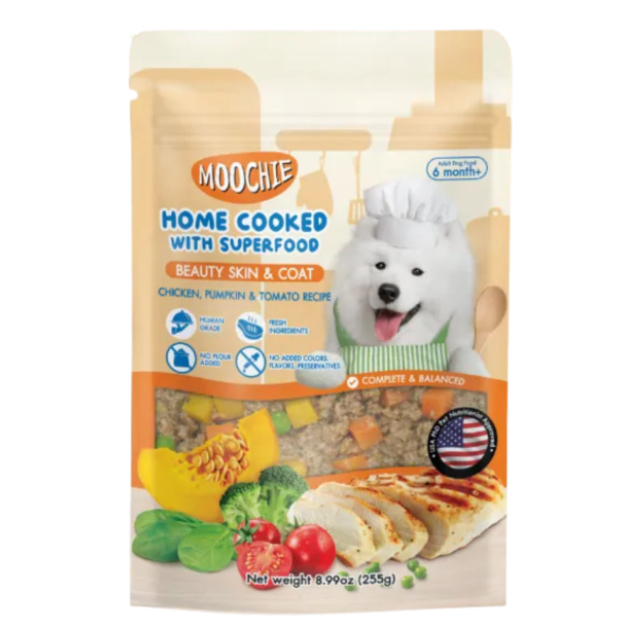Moochie Home Cooked with Superfood 255g - Joint & Bone | Fit & Firm | Beauty Skin & Coat