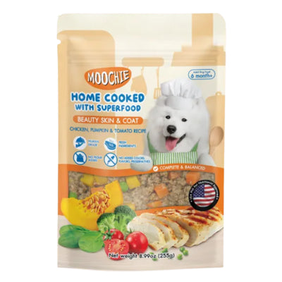 Moochie Home Cooked with Superfood 255g - Joint & Bone | Fit & Firm | Beauty Skin & Coat