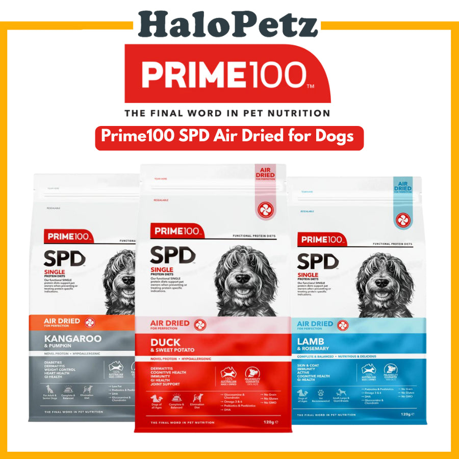 Prime100 SPD Air Dried Complete & Balanced Diet for Dogs 120g