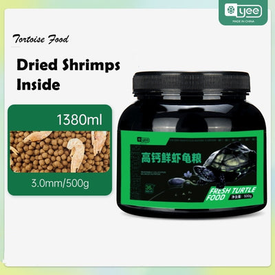 YEE Turtle Food High Calcium Terrapin Food for Tortoise and Turtles