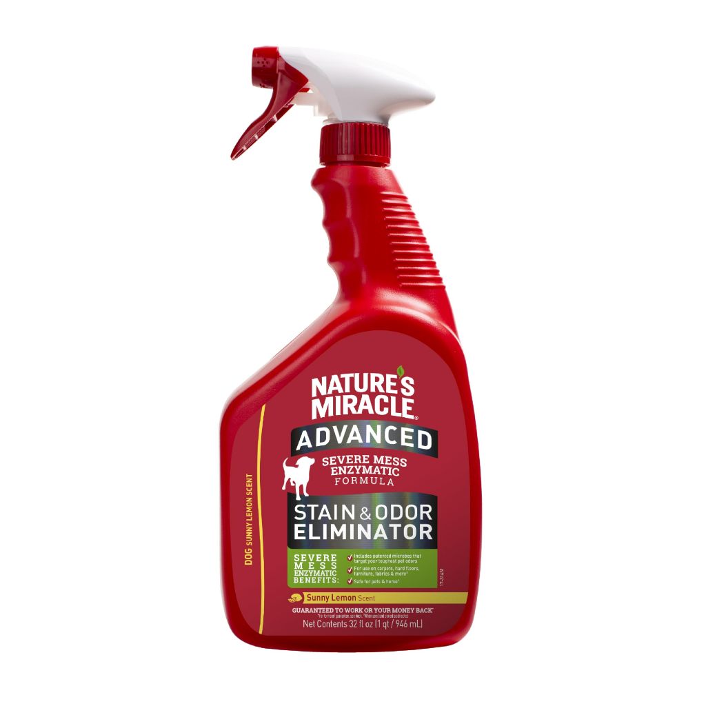 Nature's Miracle Dog Stain and Odor Remover | No More Marking | Urine Destroyer | Advance Platinum