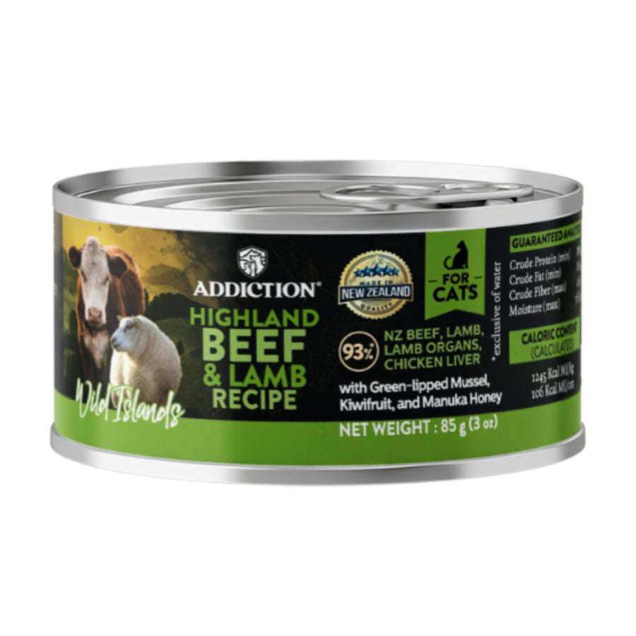 Addiction Wild Islands Grain-Free Wet Canned Cat Food 85g | Venison, Highland, Island Birds, King Salmon